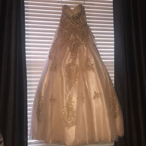 Juniors Rhinestone Gown